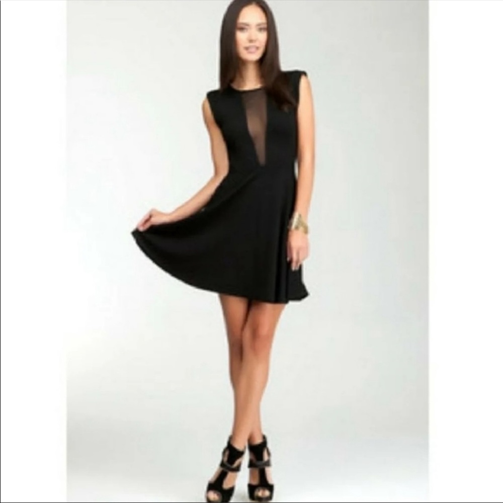 Guess Black Sheer Dress!